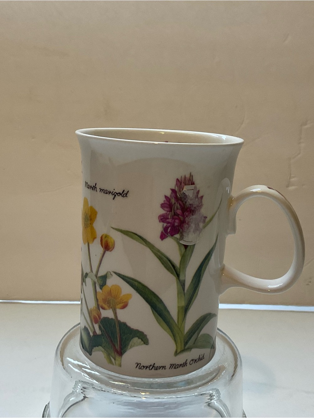 DUNOON Scotland Fine Bone China "Scottish Wildflowers" Design By Kathy Pickles